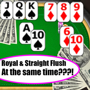 royal and straight flush