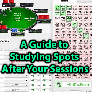 guide to studying spots after your sessions