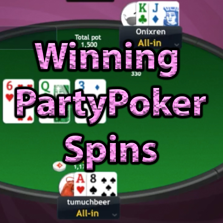 winning partypoker spins